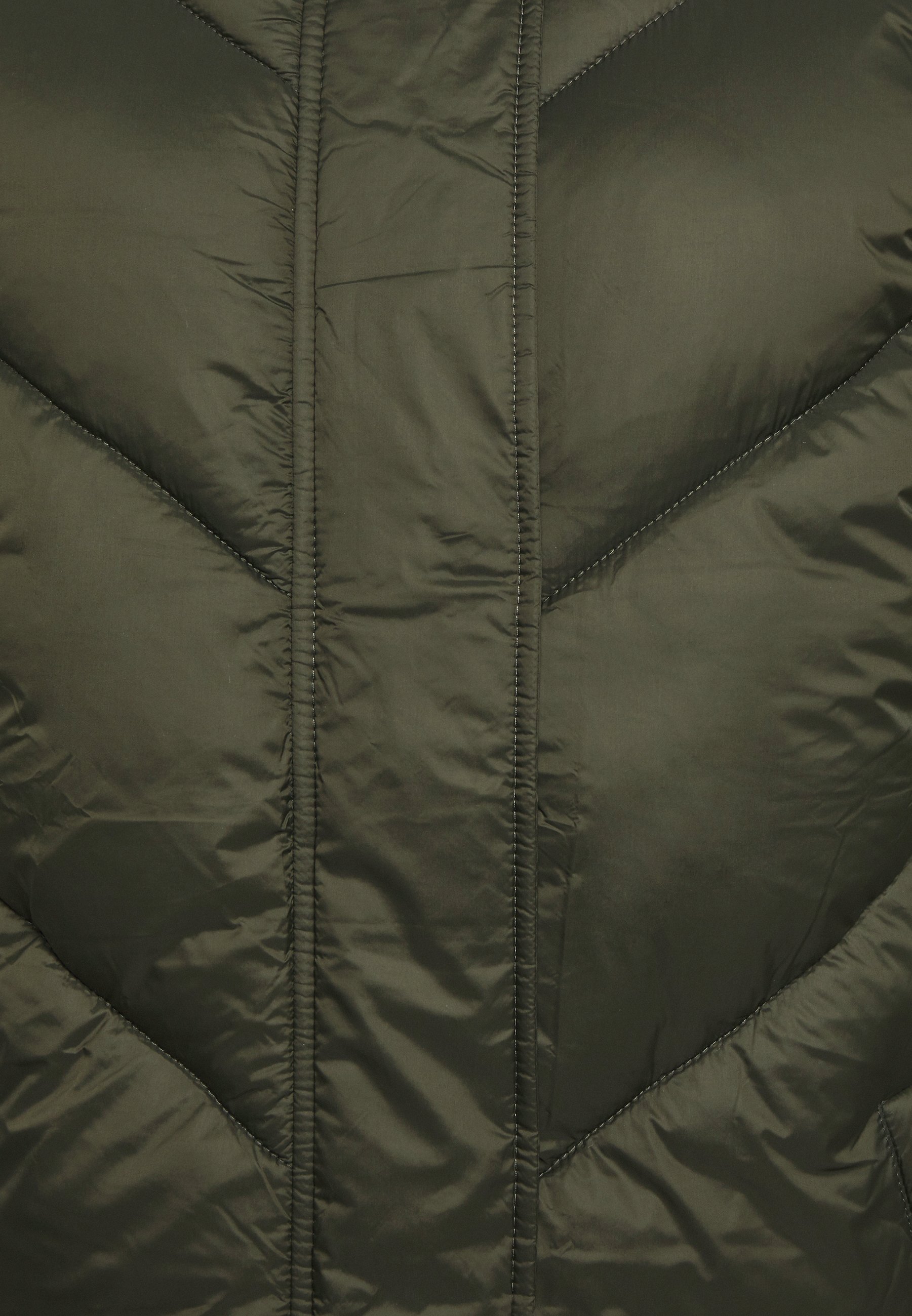 Saint Tropez CATJA LONG JACKET Vinterkåpe frakk army Saint Tropez CATJA LONG JACKET Vinterkåpe frakk