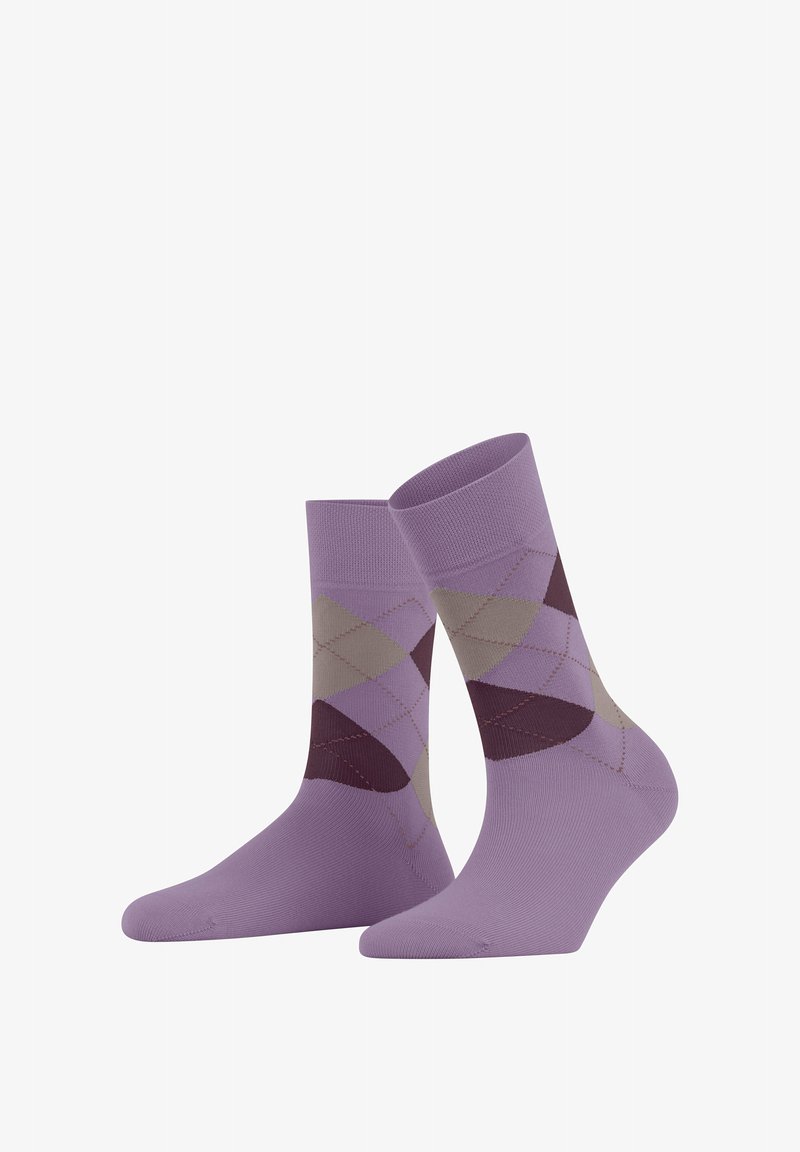 FALKE SENSITIVE ARGYLE - Socken - lavender