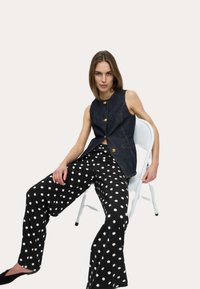 Marks & Spencer WIDE - Broek - black mix