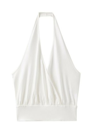 Stradivarius, HALTER NECK WRAP TOP - Top - beige