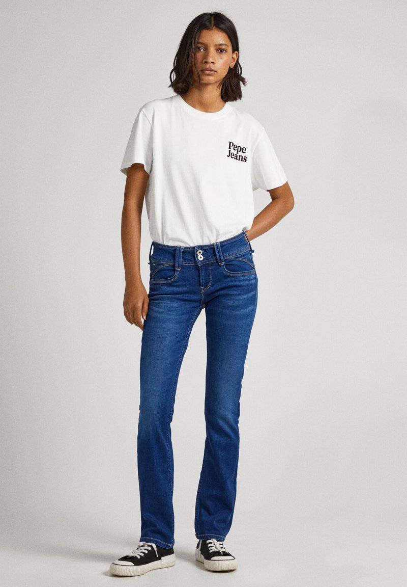 Pepe Jeans Straight leg jeans donkerblauw denim Pepe Jeans Straight leg jeans donkerblauw denim