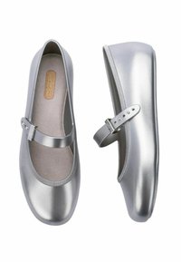 Melissa SOFT - Balerinos tipo bateliai su dirželiu ties kulkšnimi - silver