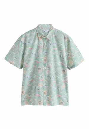 Next, REGULAR FIT - HAWAIIAN PRINT SHORT SLEEVE SHIRT  . - Skjorter - green