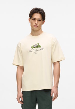 VILLA LA VIGIE RELAXED - Potiskana majica - cannoli cream