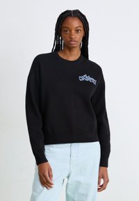 Carhartt WIP AMOUR - Camisola - black/misty sky