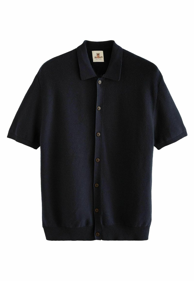 Next BUTTON THROUGH REGULAR FIT - Kardigán - navy
