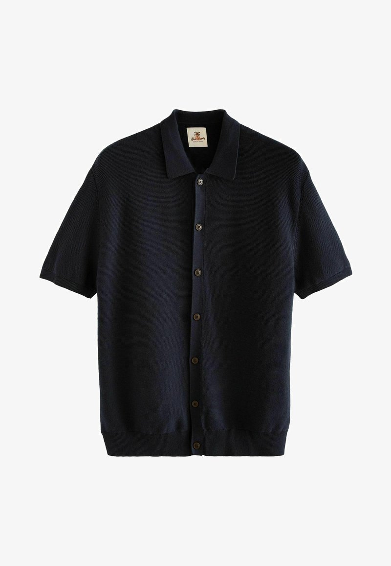 Next BUTTON THROUGH REGULAR FIT - Kardigán - navy
