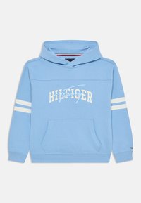 Tommy Hilfiger MIXED GRAPHIC HOODIE UNISEX - Mikina s kapucňou - cloudy blue