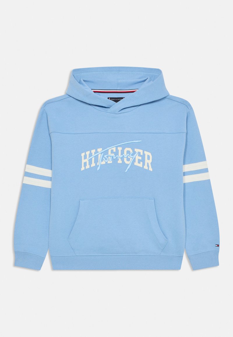 Tommy Hilfiger MIXED GRAPHIC HOODIE UNISEX - Felpa con cappuccio - cloudy blue