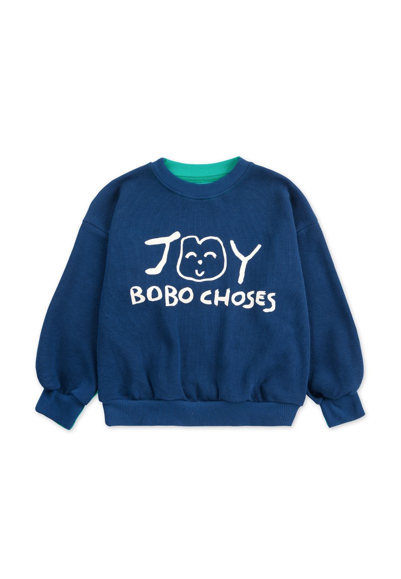 Bobo Choses SMILING UNISEX Felpa navy blue/blu scuro