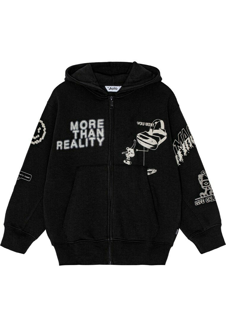 Molo MAZZ - Zip-up sweatshirt - black - Zalando