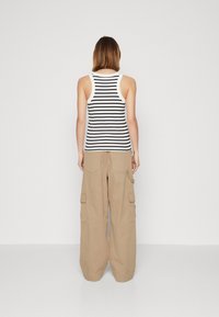 GAP HIGH NECK TANK - Felső - white/black