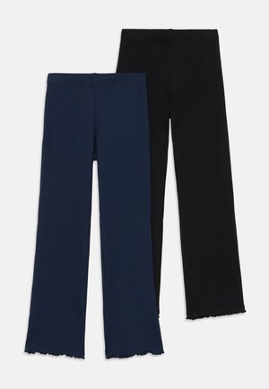 NKFVEMMA PANT 2 PACK - Leggings - Trousers - navy blazer/black solid