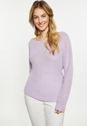 Strickpullover - lavendel