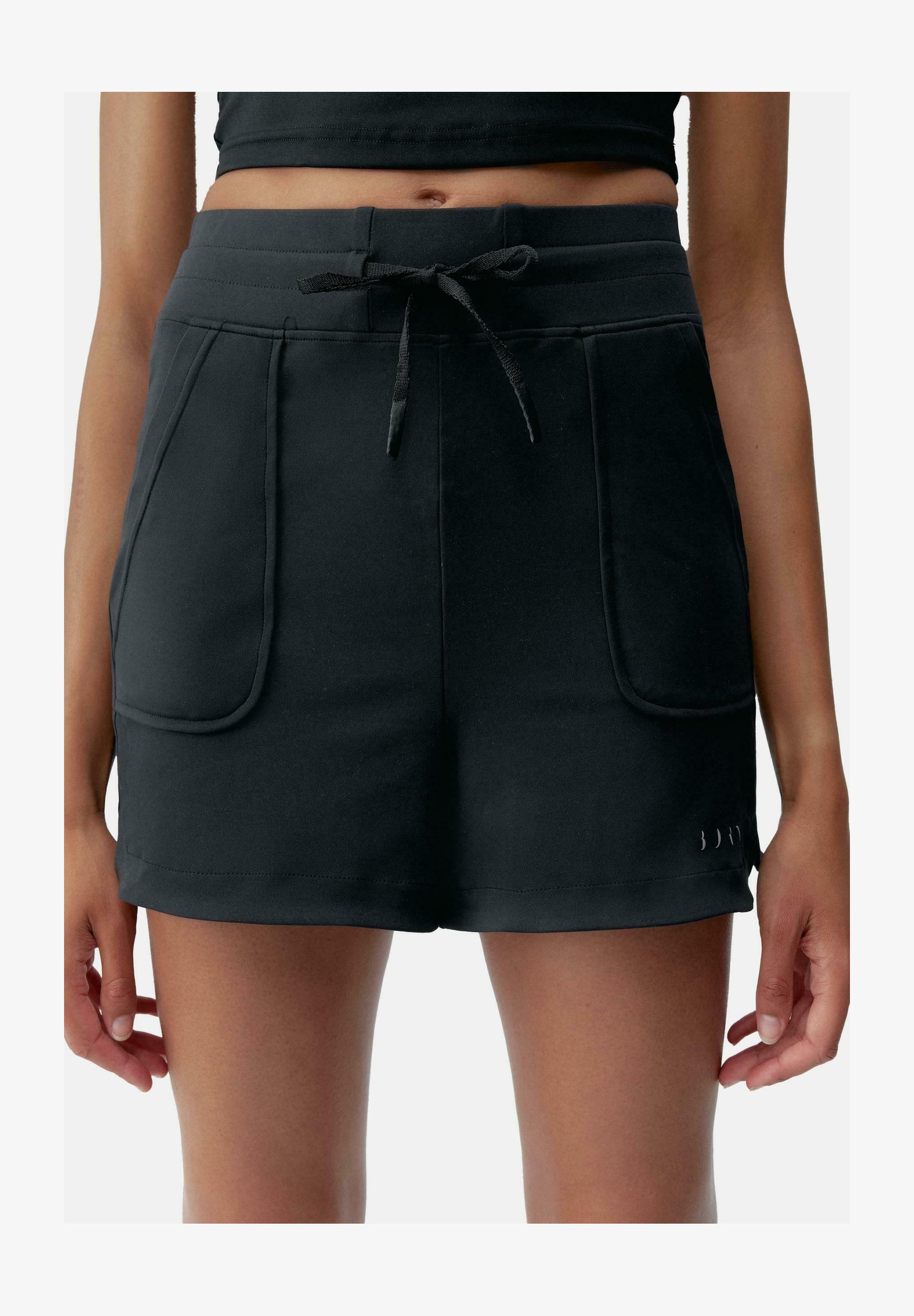 Pantaloncini Yoga Donna UUE A Vita Alta, Con Tasche, 3/4, Sportivi Per Palestra E Corsa, Tessuto Elasticizzato Traspirante