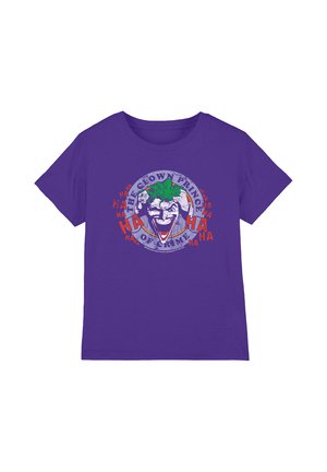 Cotton Soul, BATMAN SMILE EMBLEM 2 UNISEX - Print T-shirt - purple