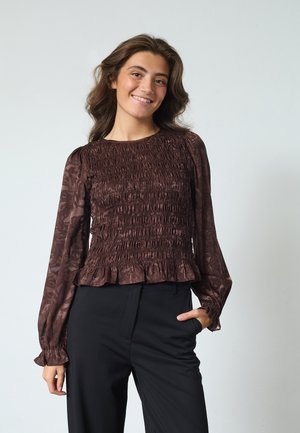 NIX - Blus - brown flower