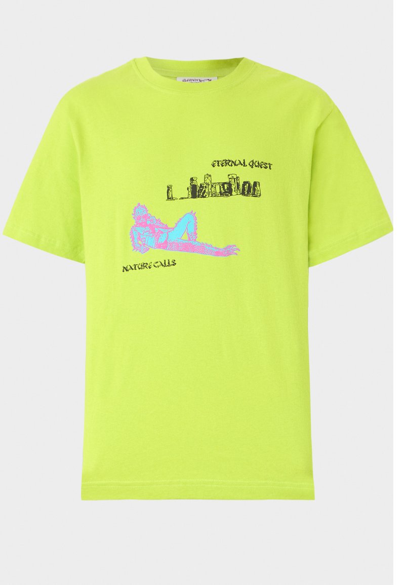 Element T-shirt print neongroen Element T-shirt print neongroen