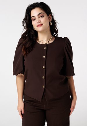 NOT TRANSLATED - Blouse - dark brown