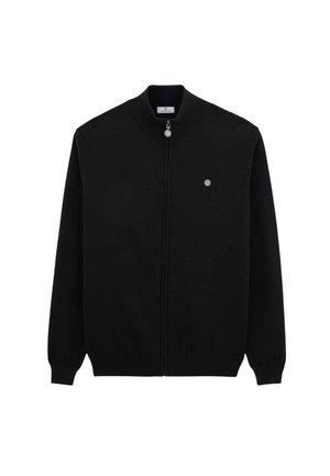 MORGAN ZIPPED COLLAR - Gilet - black