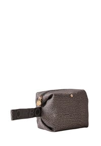Borbonese COSMETICI SMALL - Wash bag - clay grey