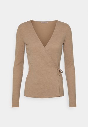 Maglietta a manica lunga - mottled beige