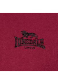 Lonsdale NORMALE PASSFORM TALMINE - Felpa con cappuccio - dark red