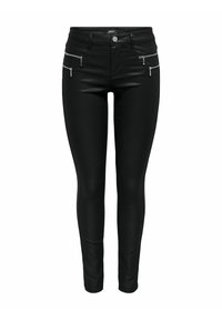 ONLY FALBALA  - Vaqueros pitillo - black