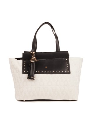 Handbag - bianco nero