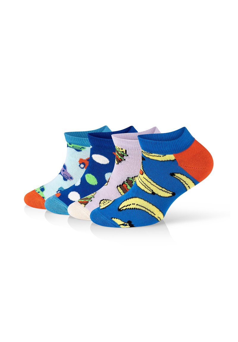 Happy Socks 4-PACK UNISEX CAR-LUNCH TIME - Sokken - multi coloured