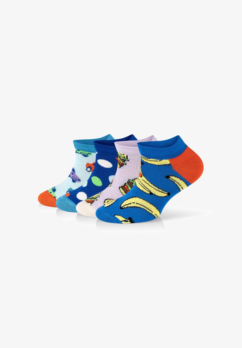 Happy Socks 4-PACK UNISEX CAR-LUNCH TIME - Sokken - multi coloured