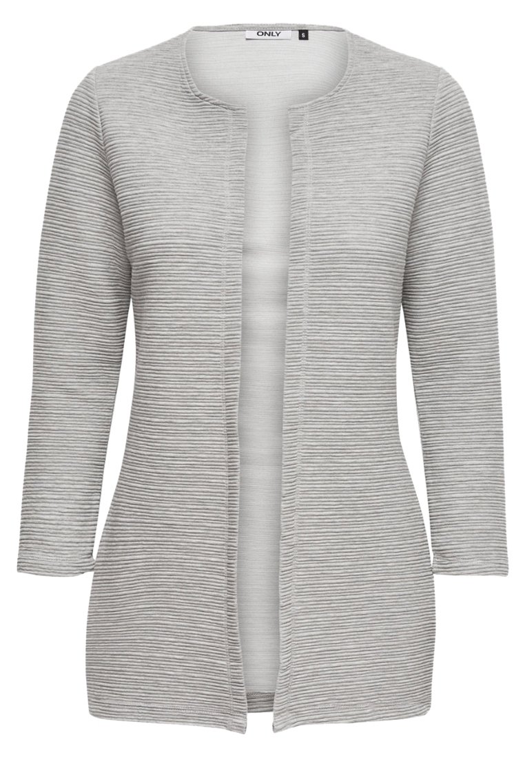 ONLY Strickjacke light grey/hellgrau (Pre-owned) Zalando
