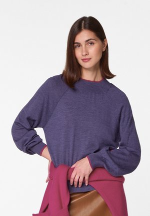 ROUND-NECK - Strickpullover - violet