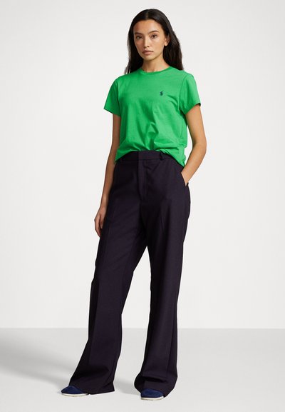 Polo Ralph Lauren COTTON JERSEY CREWNECK T-SHIRT - Camiseta básica - preppy green
