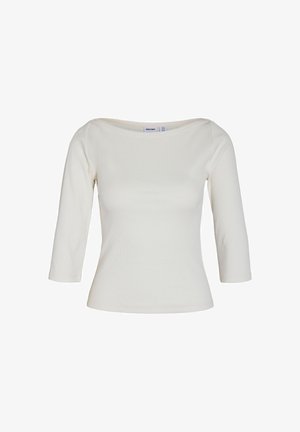 Noisy May, 3/4 SLEEVED BLOUSE NMMAYA - Hosszú ujjú felső - snow white