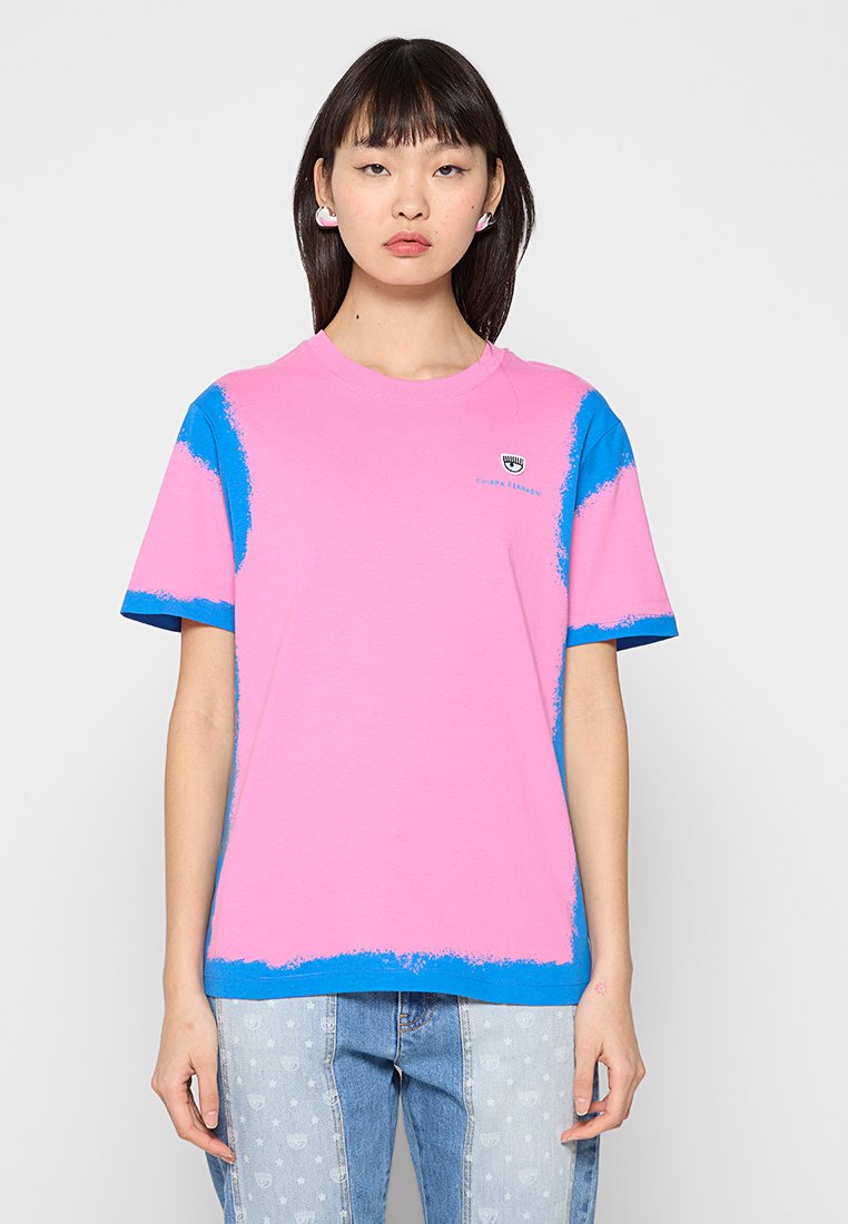 CHIARA FERRAGNI T-shirt print donkerroze