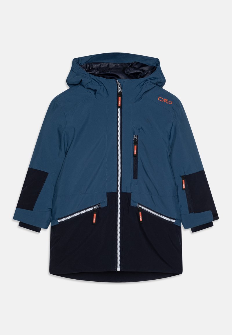CMP KID FIX HOOD UNISEX - Lyžařská bunda - bluestone