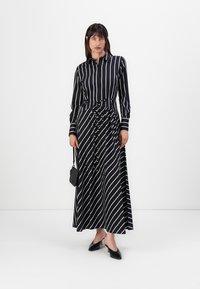Pinko SARTU'  - Skjortekjole - nero/bianco