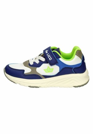 LICO, LICO FREIZEITSCHUH POWYS VS - Road running shoes - weiss blau lemon