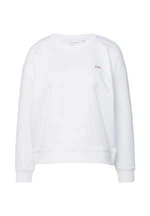 comma, Sweatshirt - weiß