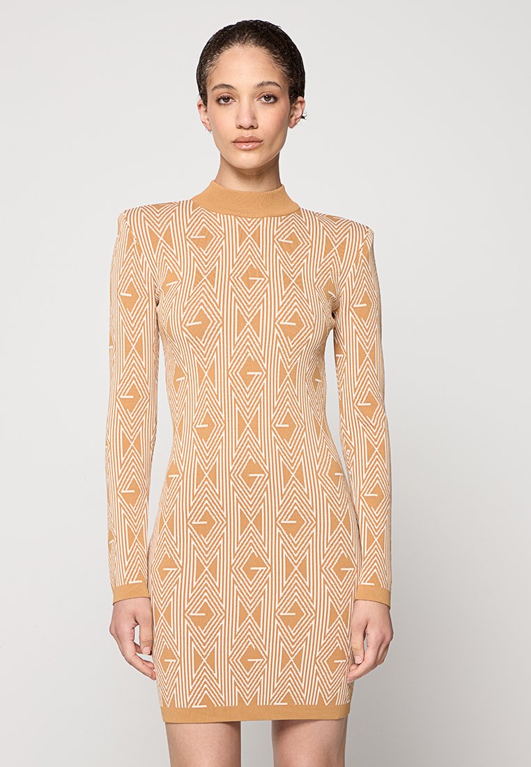 Gaudi Gebreide jurk beige Gaudi Gebreide jurk beige