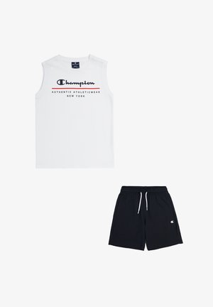 Champion SET - Pantalon de survêtement - white