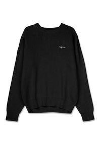 SIGNAR CHUNKY - Strikkegenser - black