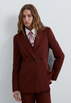 Scalpers, SCALPERS SCDOUBLE LAPEL BLAZER - Blazer - brown