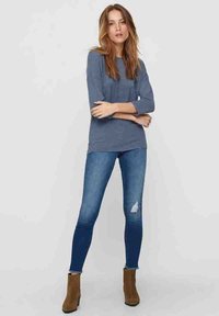 ONLY ONLGLAMOUR  - Maglietta a manica lunga - vintage indigo