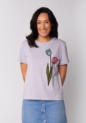 watapparel T-Shirt print - lavender