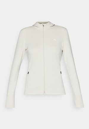 J.LINDEBERG Sports AERIAL ZIP HOOD - Zip-up sweatshirt - moonbeam