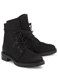 COX Botines con cordones - black