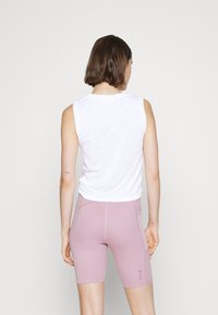 Athleta BREEZY TWIST FRONT CROP TANK - Top - bright white
