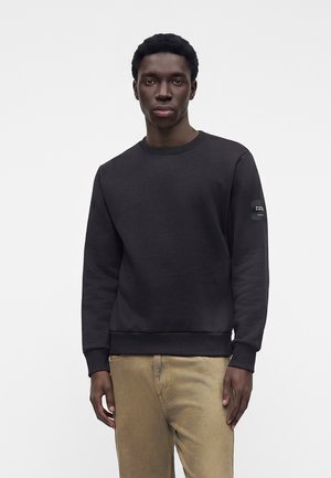 Jack & Jones, JJCLEVELAND CREW NECK - Sweatshirt - black